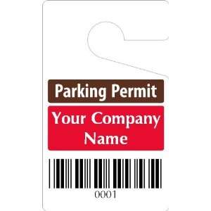 Plastic ToughTags for Bar Coded Parking Permits ToughTag 
