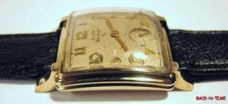 NICE Vintage Mens 17 Jewel ELGIN DELUXE 10K GF Wrist WATCH  