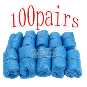 New 100 Pairs Disposable Shoe Covers Carpet Cleaning  