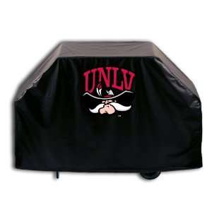 North Western University Grill Cover with Block logo on stylish Black 