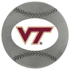 Virginia Tech Hokies NCAA Baseball One Inch Pewter Lapel Pin  