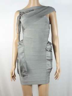 Bandage Bodycon Celeb boutique Dress Evening Cocktail Party Dress Grey 