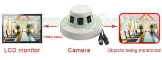 SPY Smoke Detector Color 420 TVL CCD CCTV Hidden Camera  