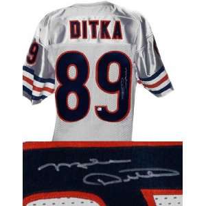Mike Ditka Autographed White Custom Pro Style Jersey  
