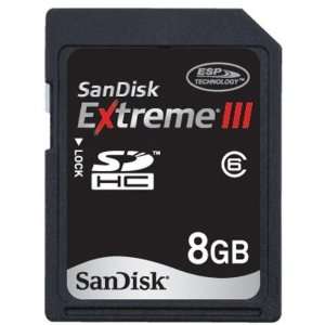  8GB SDHC Extreme III Class 6 Secure Digital Flash Memory Card 20 MB 