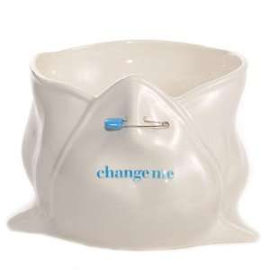   Chubbers with Change Me Ceramic Signature Diaper, White/Blue Baby
