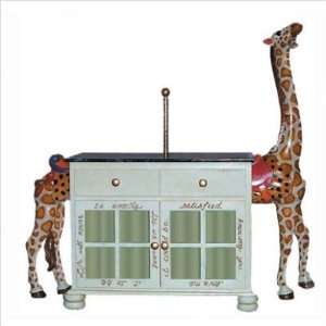   Little Miss Liberty Signature Giraffe Baby Wood Changing Table Baby