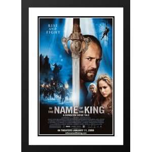   the Name of the King 32x45 Framed and Double Matted Movie Poster 2008