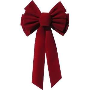  Holiday Wreath Bow, 11 Loops, Size 10 X 18, Christmas 