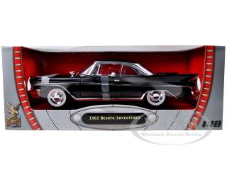 1961 DESOTO ADVENTURER BLACK 1/18 DIECAST MODEL CAR  