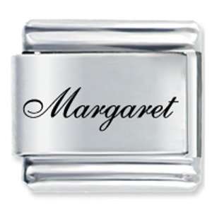   Edwardian Script Font Name Margaret Italian Charms Pugster Jewelry