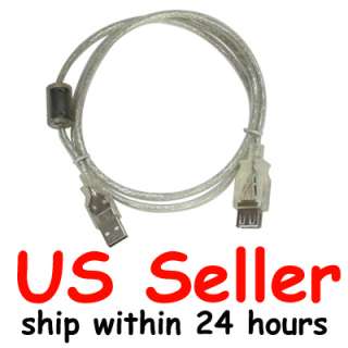 10 FT High Speed USB Extension Cable Male to Female Slv  