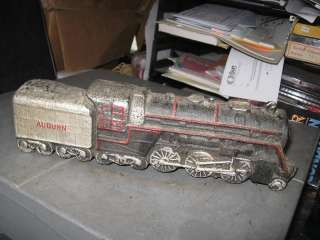Cast Iron Auburn Locomotive Engine w/ Tender  