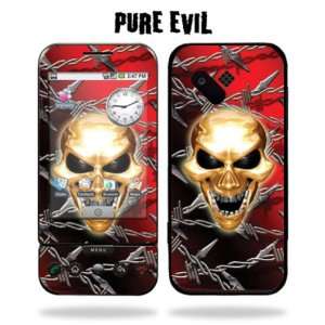   Decal for HTC G1 Google Phone   Pure Evil Cell Phones & Accessories