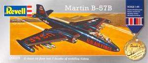   80 SCALE BRITISH MARTIN B57 B CANBERRA BOMBER PLANE PLASTIC MODEL KIT