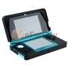 Black Silicone+Clear Crystal Hard Case For Nintendo 3DS  