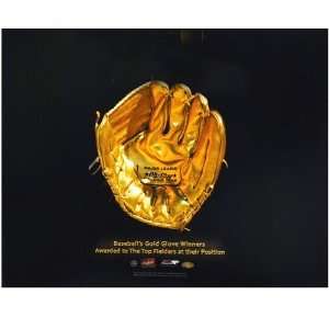  Floating Gold Glove 16x20 Sports Collectibles