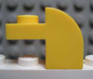 LEGO Set of 10 NEW Modified Bricks 1 x 2 x 1 1/3 w/ Curved Top YELLOW 