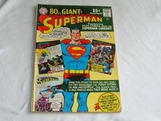 OLD 1966 DC SUPERMAN #183 COMIC BOOK 80 pg giant  