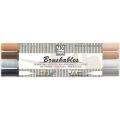 Zig Memory System Brushables Dual tip Brown Markers  