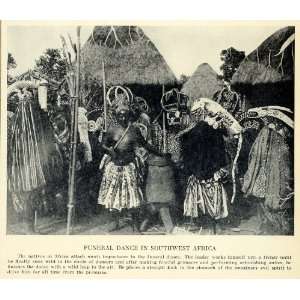   Southwest Africa Indigenous   Original Halftone Print