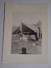WWII US ORIG. PHOTOGRAPH ARMY PUP TENT & GEAR GOOD+