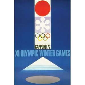 Olympics Sapporo Japan 1972 Poster 