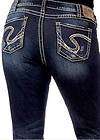 New Silver Womens Plus Size Jeans Twisted 14 16 18 20 22 24 Inseam 31 