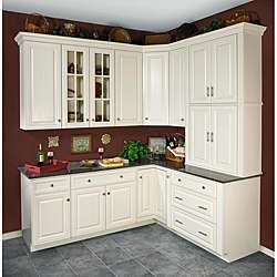 Antique White 36 inch Wall Kitchen Cabinet  