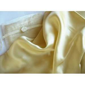  Champagne Gold 100% Mulberry Silk Charmeuse Pillowcase for 