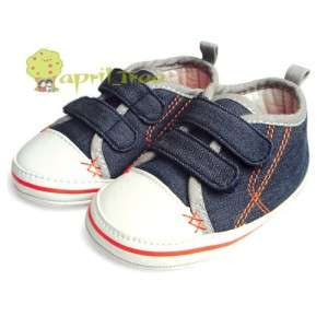 New Blue Toddler Baby Boy shoes Trainer Prewalker soft soled(E47)size 