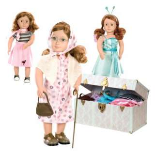 BATTAT OUR GENERATION DRESS UP TRUNK W/ OUTFITS NIB fits American Girl 