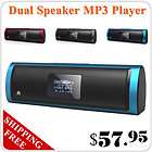   Speakers Li on Battery FM AUX Portable  WMA Music Speaker Player