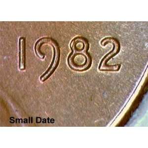    SCARCE 1982 Zinc Lincoln Cent    Small Date 