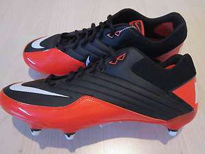   Nike Super Speed D Low Mens Size 13 Football Cleats Black/Orange $90
