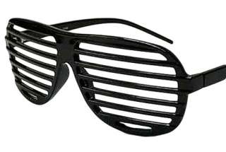 BLACK Shutter Shades  Aviator Blinds Glasses 1/2 PRICE  