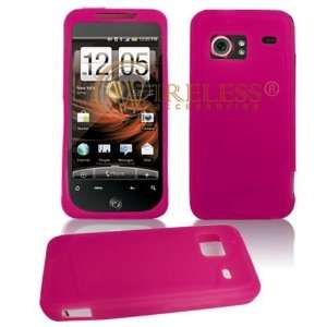  HTC Droid Incredible PDA Solid Hot Pink Silicon Skin 