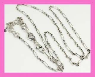 Brighton ABC Link Long Necklace for Charms   NWOT  