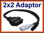 2x2/2 way OBD2 Adapter Connector Cable Vag Com VW~Audi  
