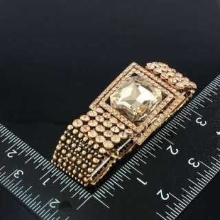 ARINNA brown watch shape stone fashion bangle Bracelet  