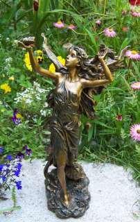 16 Inch Butterfly FAIRY SCULPTURE Bronzed, IN/OUTDOOR  