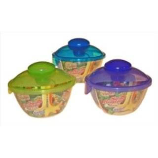   Go Lunch Set, Bowl, Utensils, Dressing Container, Blue