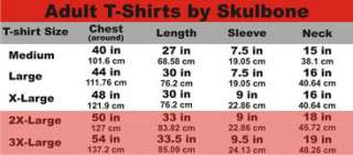 SKULBONE ADULT T Shirt metal gothic biker cool M/L/XL  