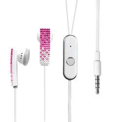 LG Dare VX9700 Luxury Pink Rhinestone Diamante Handsfree Headset 
