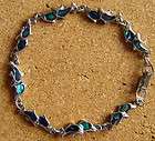 Paua shell horse pony kids bracelet western jewelry  