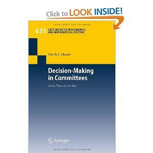  Decision Making in Committees Game Theoretic Analysis 