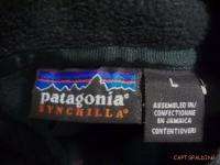 Patagonia.Synchilla.Snap T Fleece Pullover Jacket L. Black. Large 
