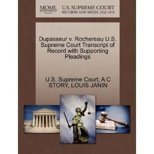  Dupasseur v. Rochereau U.S. Supreme Court Transcript of 