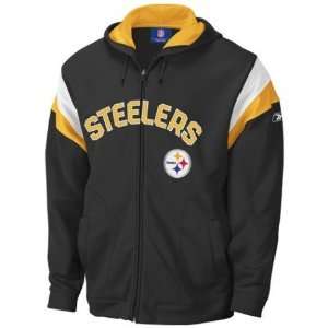  Men`s Pittsburgh Steelers End Zone Strong Side Full Zip 