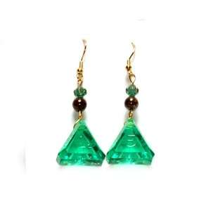    GameScience Dice Earrings   Arcane Emerald, d5 Toys & Games